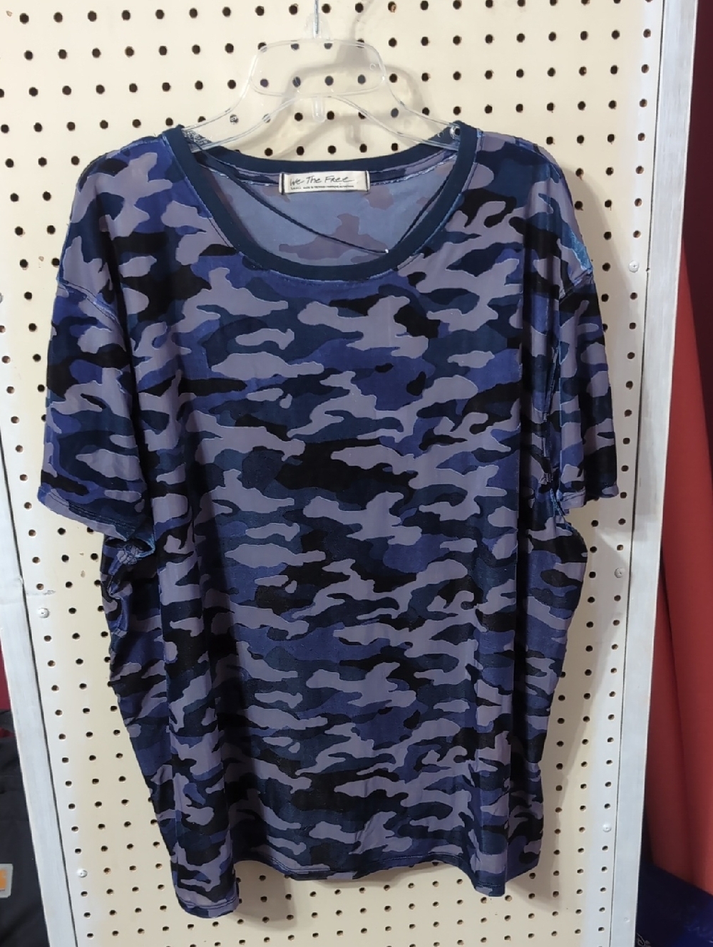 We The Free Navy Camo Top
